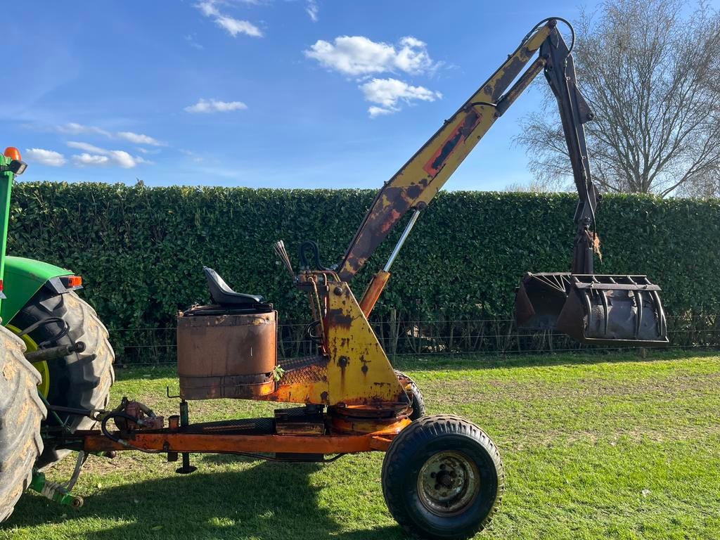 Dalla bona getrokken kraan, Ophalen, Grondbewerking