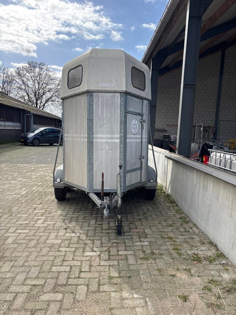 Wijers trailer, Ophalen, Gebruikt, Hout, 2-paards trailer