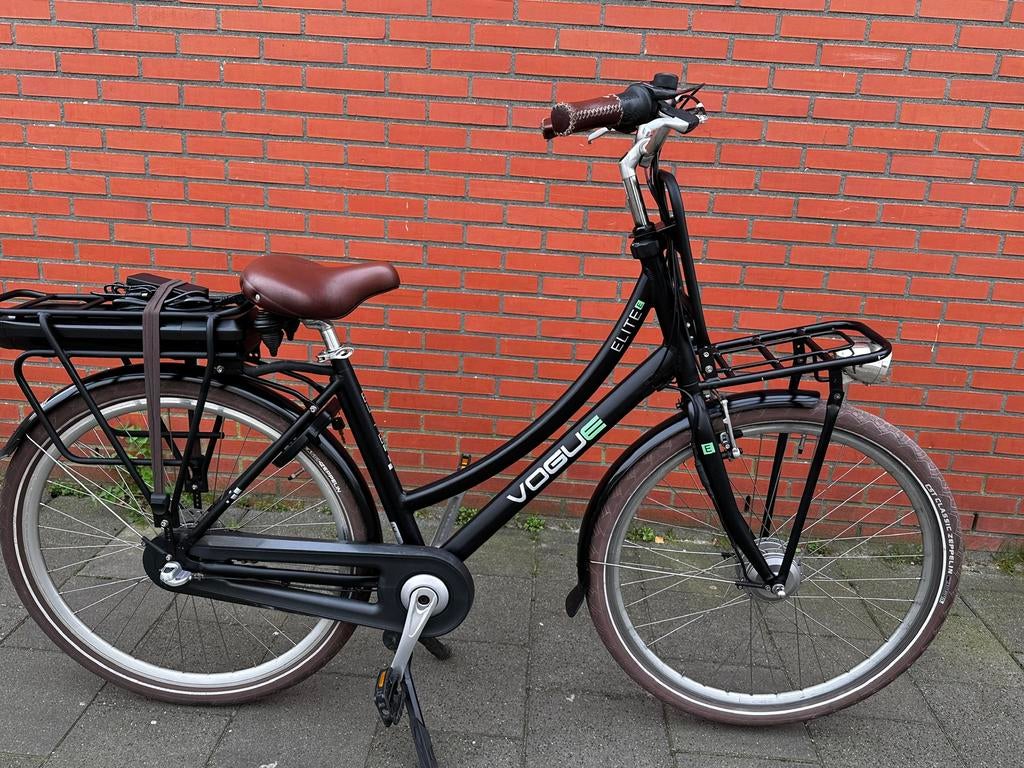 Vogue elektrische damesfiets taransportfiets, Fietsen en Brommers, Fietsen | Dames | Damesfietsen, Overige merken, Gebruikt, Versnellingen