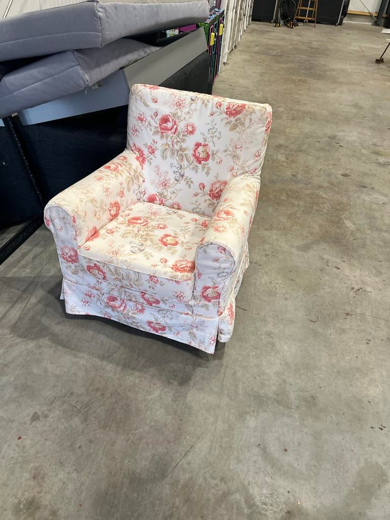 Kleine Fauteuil voor Kinderen - Bloemenprint, Ophalen, Gebruikt, Overige kleuren, Eén