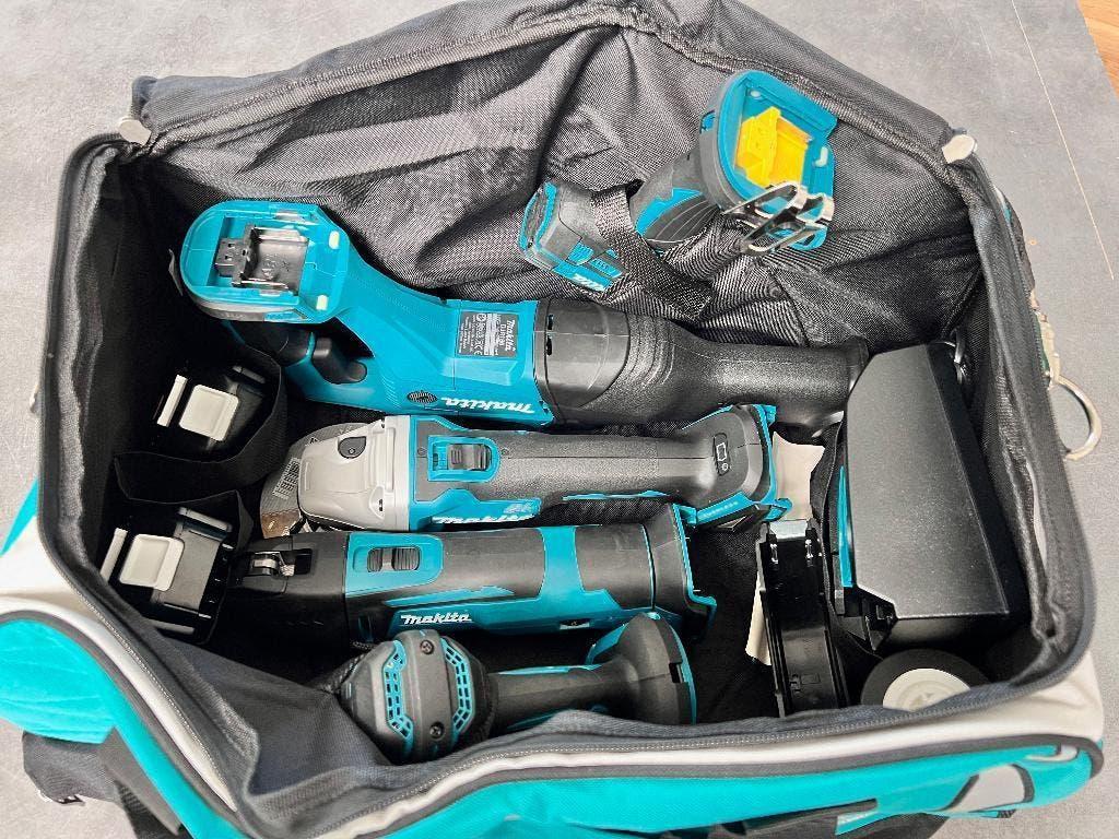 MAKITA  5-DELIGE 5Ah ACCU ACTIE COMBISET LXT RUW- AFBOUW, Ophalen of Verzenden, Nieuw, Boor- en Schroefmachine, Variabele snelheid