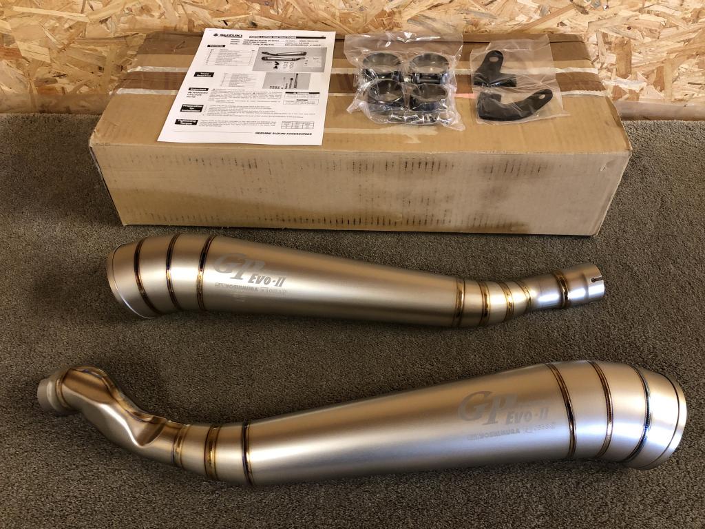 Yoshimura GP Evo-II uitlaten dempers GSXR1000 07-08 K7 K8, Motoren, Onderdelen | Suzuki, Nieuw, Verzenden