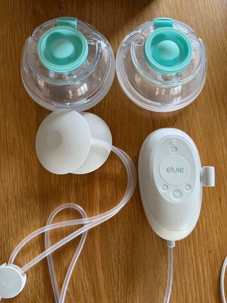 Elvie Stride 2 dubbele elektrische borstkolf, Kinderen en Baby's, Babyvoeding en Toebehoren, Zo goed als nieuw, Borstkolf, Ophalen of Verzenden