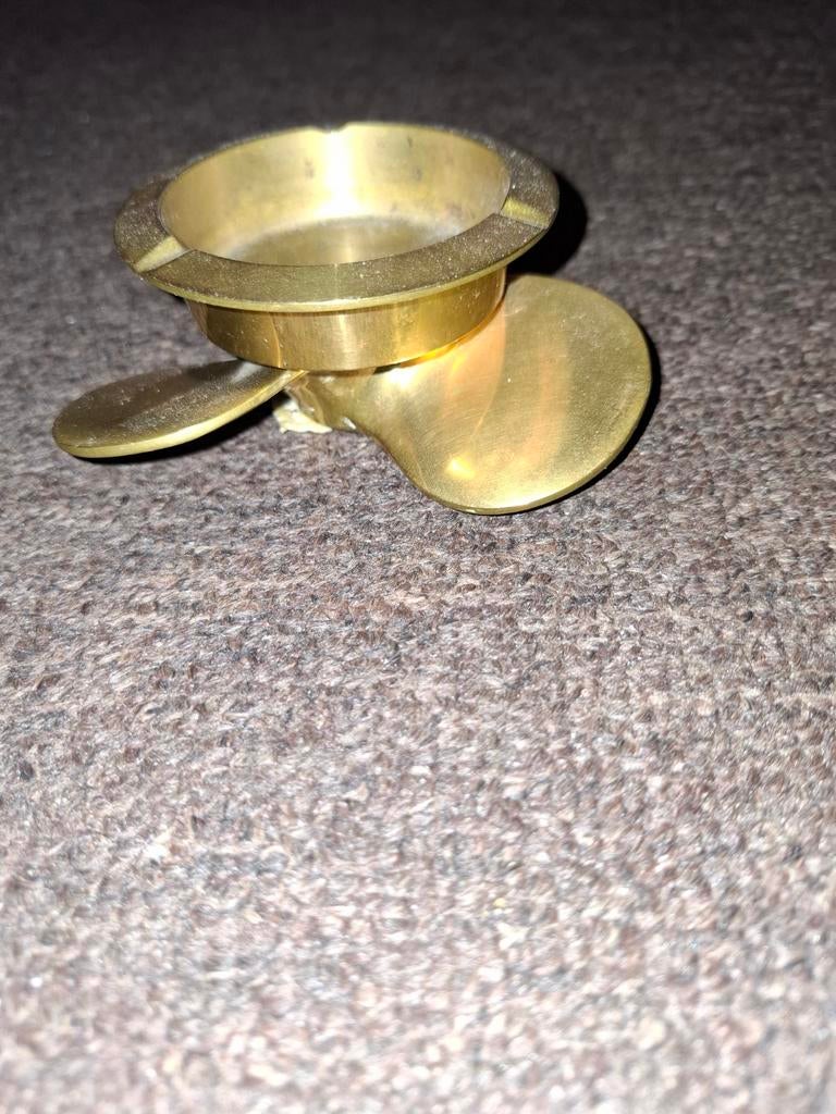 Koperen scheepsschroef asbak, Ophalen of Verzenden