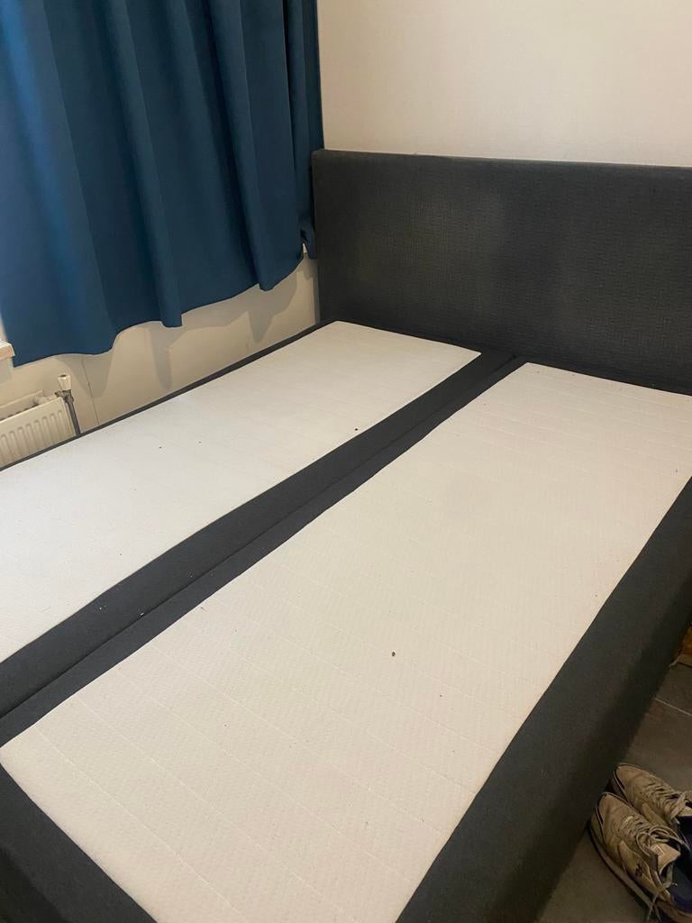 Boxspring zonder topper, Ophalen of Verzenden, Zo goed als nieuw, Tweepersoons, 180 cm