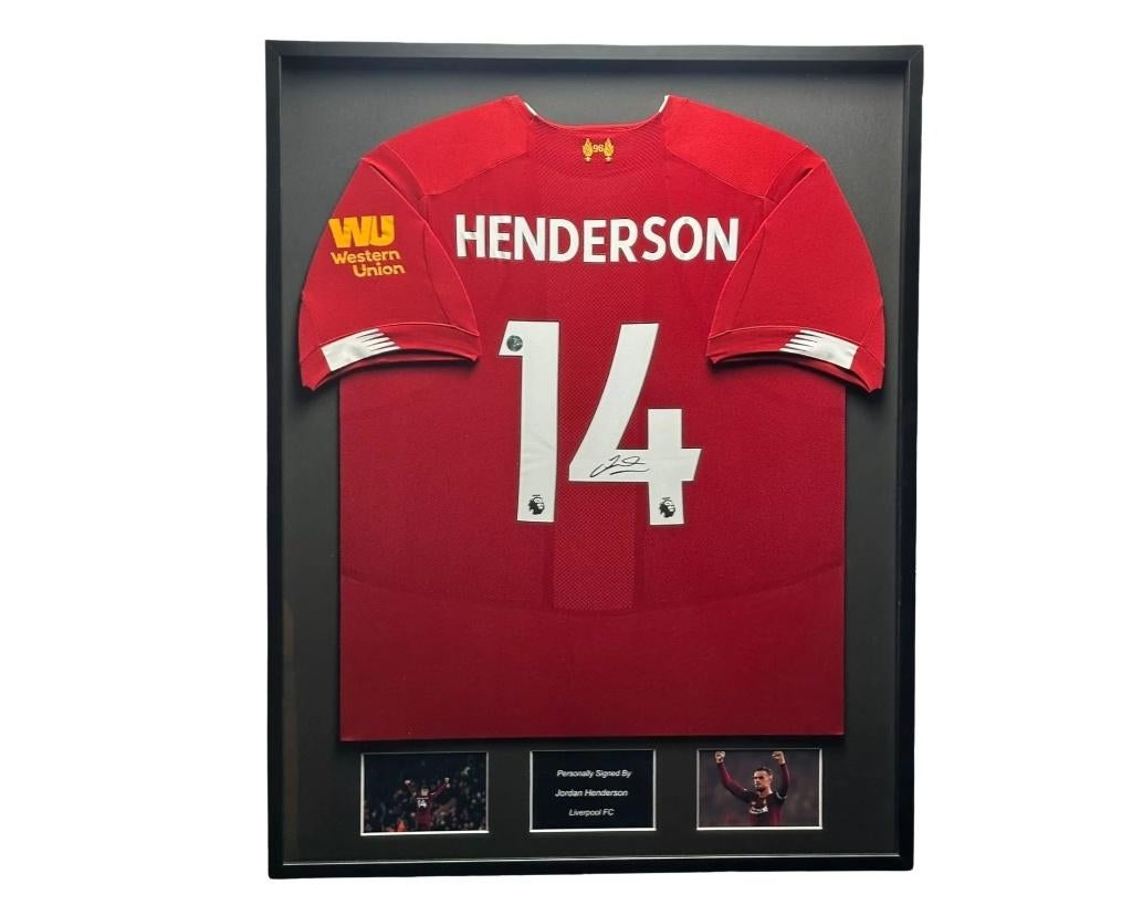 Jordan Henderson Liverpool 19/20 Ingelijst Thuis Shirt, Buitenlandse clubs, Soccersignings.nl, Shirt, Nieuw