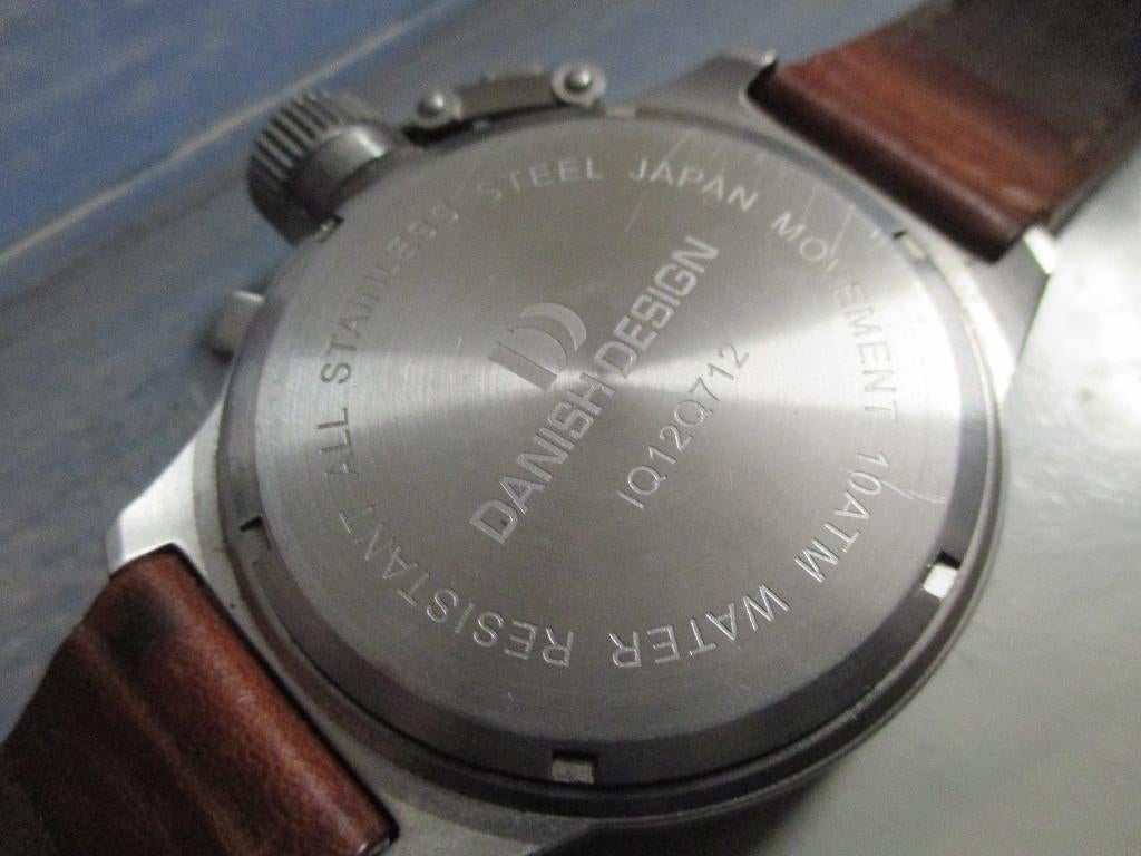 DUIKBOOT VINTAGE DANISCH DESIGN CHRONOGRAAF ALLES WERKT100%, Staal, Met bandje, Polshorloge, Longines