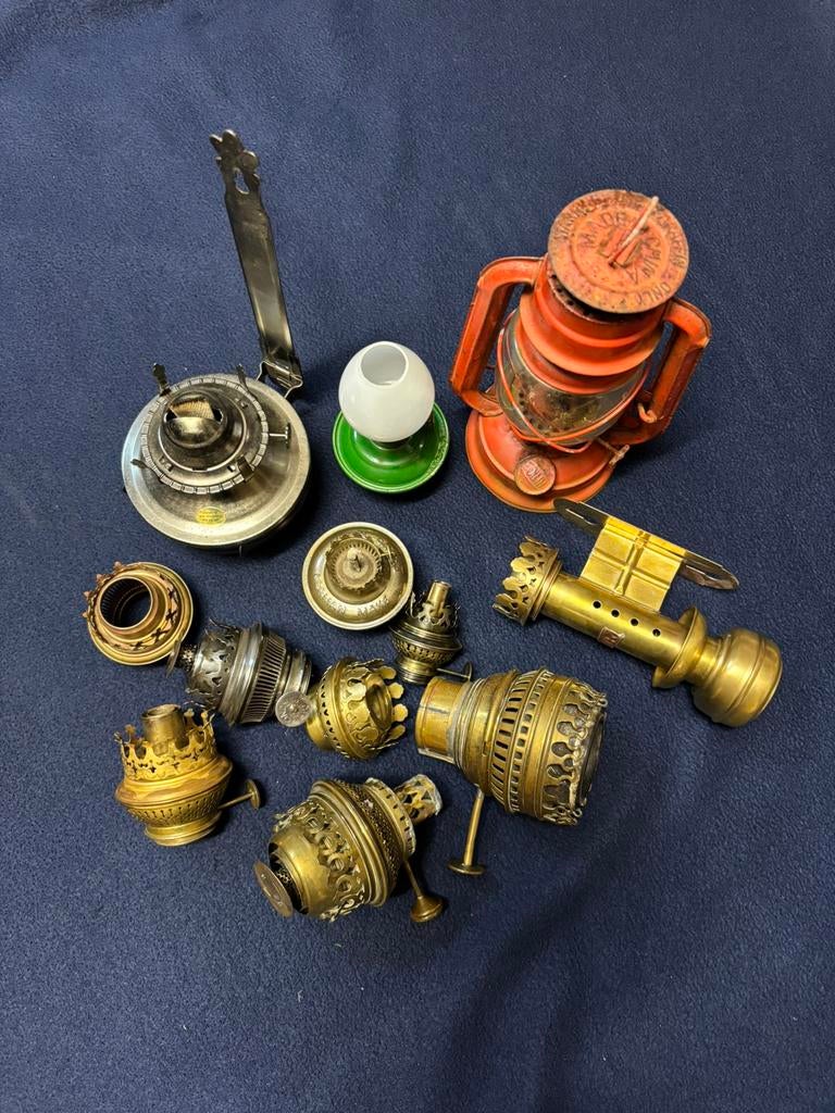 Diverse olielampen  (onderdelen ), Ophalen of Verzenden