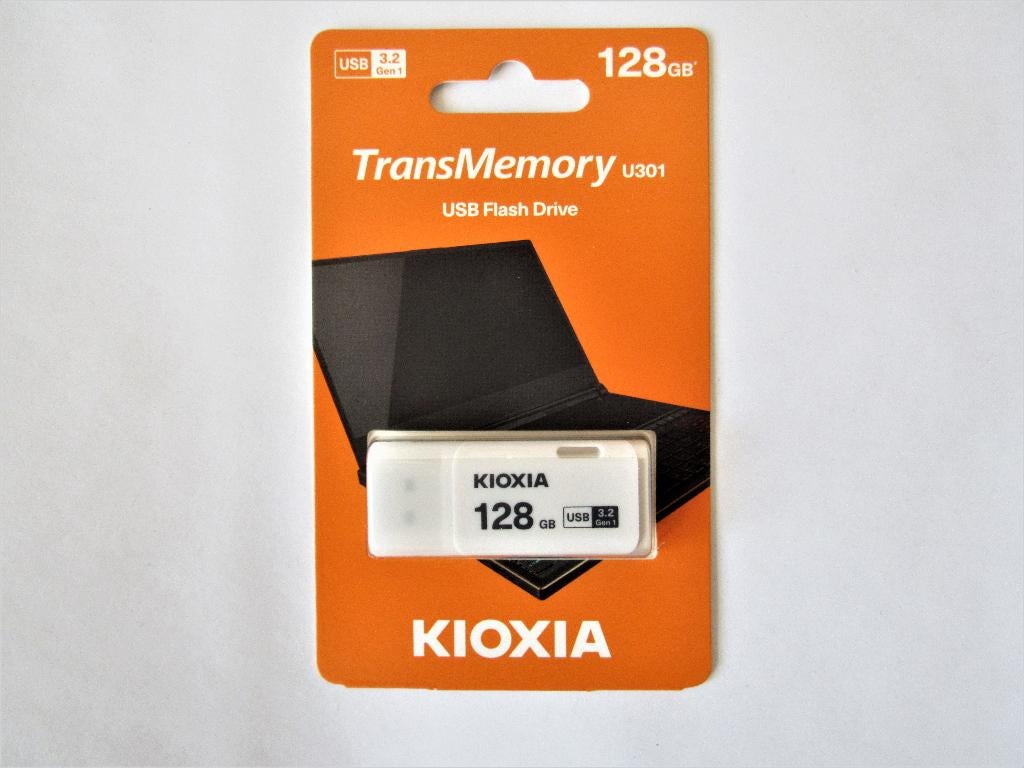 Kioxia (Toshiba) TransMemory USB 3.2 stick 128GB nieuw, Computers en Software, USB Sticks, Nieuw, 128 GB, Ophalen of Verzenden