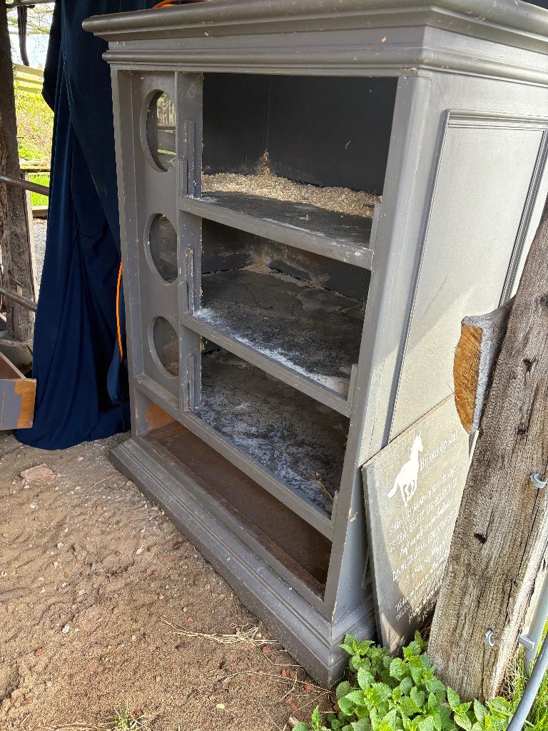 cavia hok (binnen of buitenhok) gratis, Ophalen, Gebruikt, 90 cm of meer, Hok