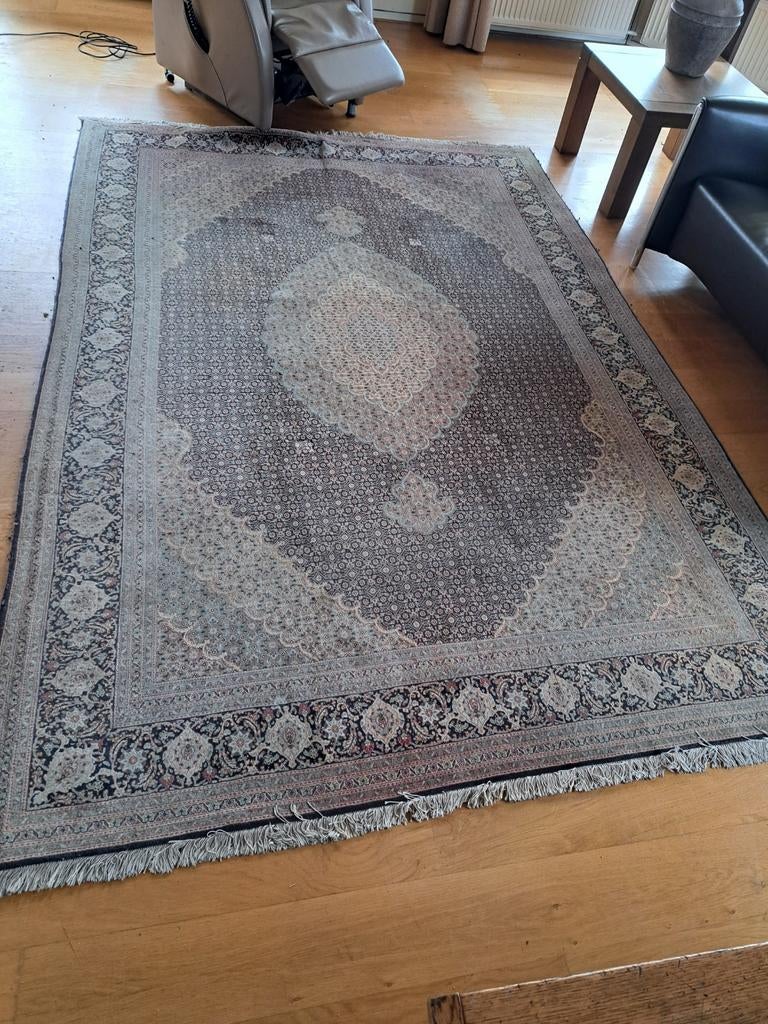 Perzisch tapijt, Ophalen of Verzenden, Gebruikt, Rechthoekig, 200 cm of meer