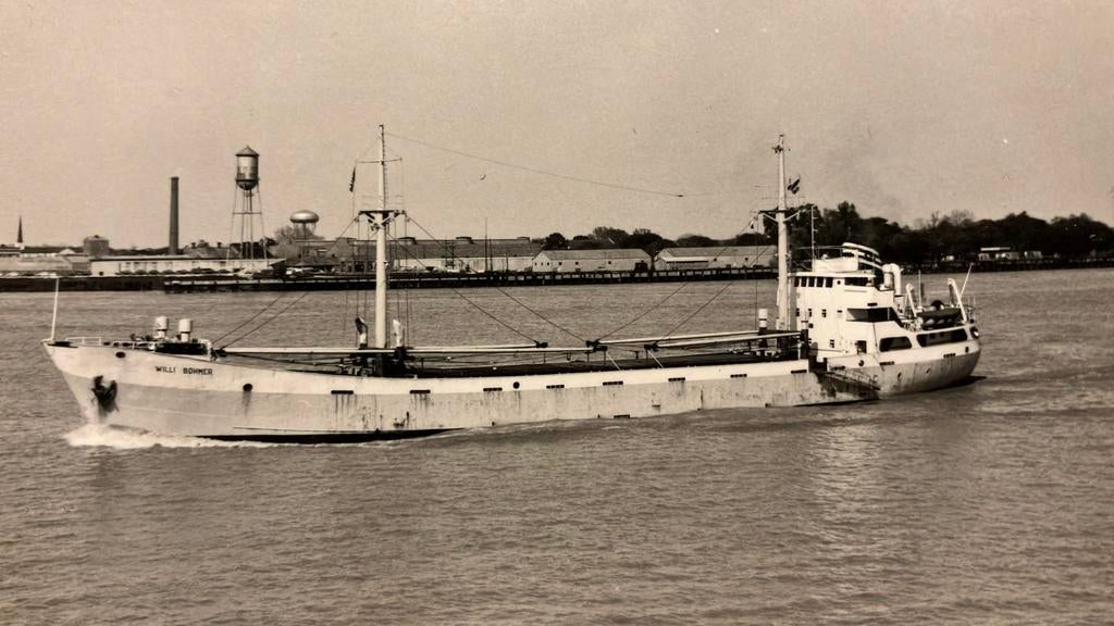 WILLI BÖHMER  1957  Rederij Nautiek, Ophalen of Verzenden, Zo goed als nieuw, Kaart, Foto of Prent