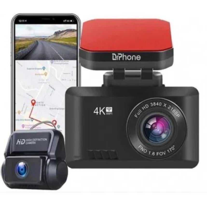 4K Dashcam met Gebarenbediening en WiFi, Auto diversen, Dashcams, Ophalen of Verzenden, Zo goed als nieuw
