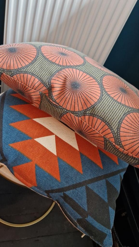 Sierkussens met patronen 45 x 45 CASA & Leen Bakker, Ophalen of Verzenden, Zo goed als nieuw, Vierkant