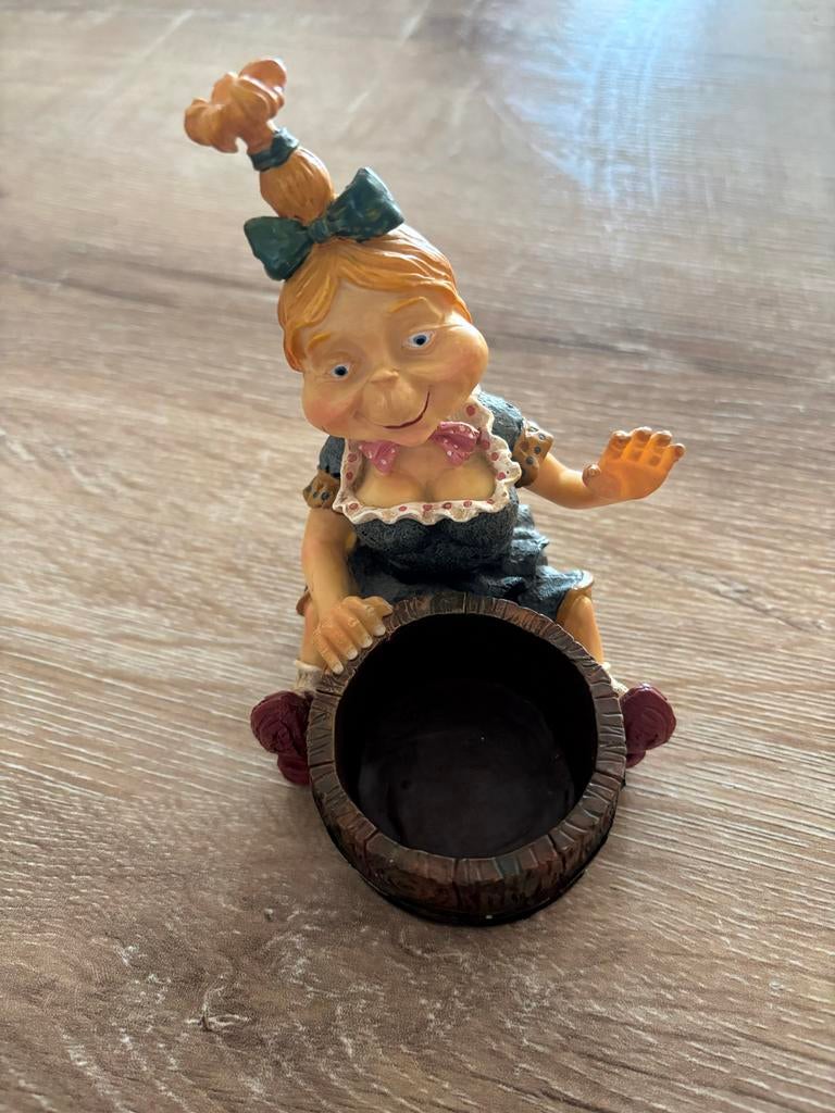 Efteling Laven beeldje met tonnetje - Decoratie, Verzamelen, Ophalen, Nieuw, Beeldje of Poppetje