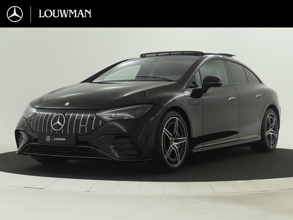 Mercedes-Benz EQE AMG 43 4MATIC 91 kWh | Hyperscreen | Dashc, Automaat, Zwart, Alcantara, Zwart