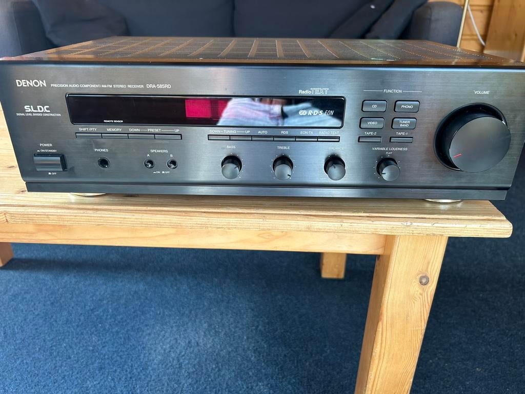 Denon reciever DRA-585RD. Opknapper, Audio, Tv en Foto, Versterkers en Receivers, Ophalen of Verzenden, 120 watt of meer, Denon