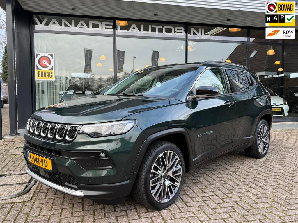 Jeep Compass 4xe 190 Plug-in Hybrid Electric Limited 1e Eig., Automaat, 4 cilinders, Adaptive Cruise Control, Bedrijf