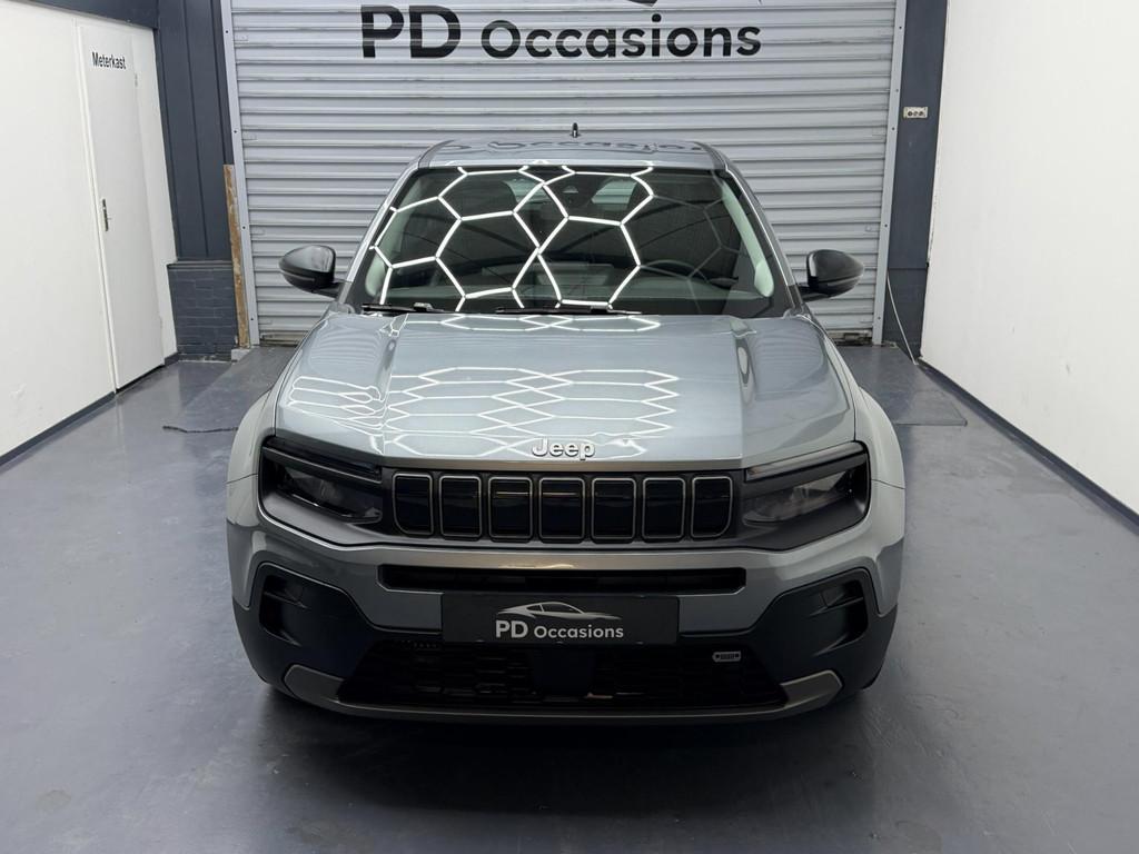 Jeep Avenger 1.2 Longitude - Half leder - Carplay - Clima -, Voorwielaandrijving, 101 pk, Gebruikt, Zwart