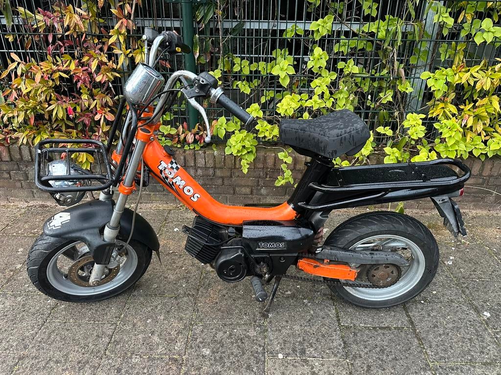 Stoere Tomos snorbrommer rijdt goed met kentekenbewijs!, Ophalen of Verzenden, Gebruikt, Overige modellen
