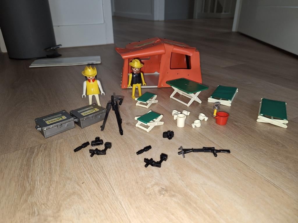 Playmobil vintage safaritent 3413, Ophalen of Verzenden, Gebruikt, Complete set