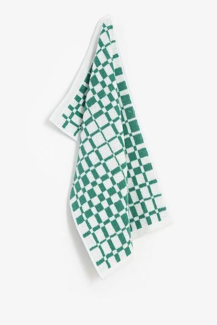 Sissy Boy handdoek groen wit ruit, Ophalen of Verzenden, Nieuw, Groen, Handdoek