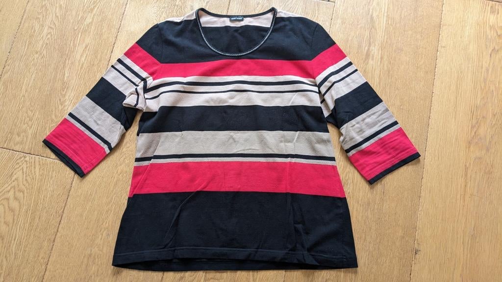 Leuke longsleeve Gerry Weber, Kleding | Dames, Zwart, Maat 42/44 (L), Ophalen of Verzenden, Zo goed als nieuw