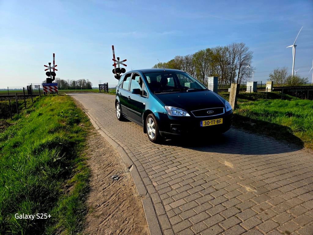Ford C-Max 1.8 92KW 2007 Groen, Voorwielaandrijving, 125 pk, 4 cilinders, 1200 kg