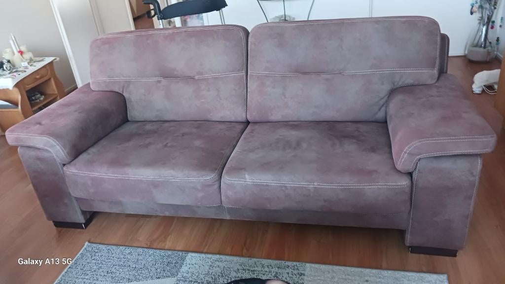 Bankstel, Huis en Inrichting, Ophalen, Gebruikt, 150 tot 200 cm, 75 tot 100 cm