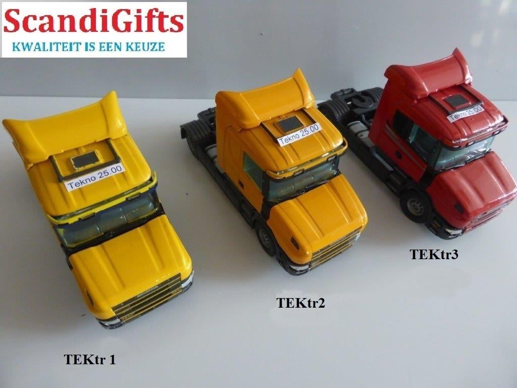 tekno trekkers, Hobby en Vrije tijd, Modelauto's | 1:50, Ophalen of Verzenden, Gebruikt, Bus of Vrachtwagen, Tekno