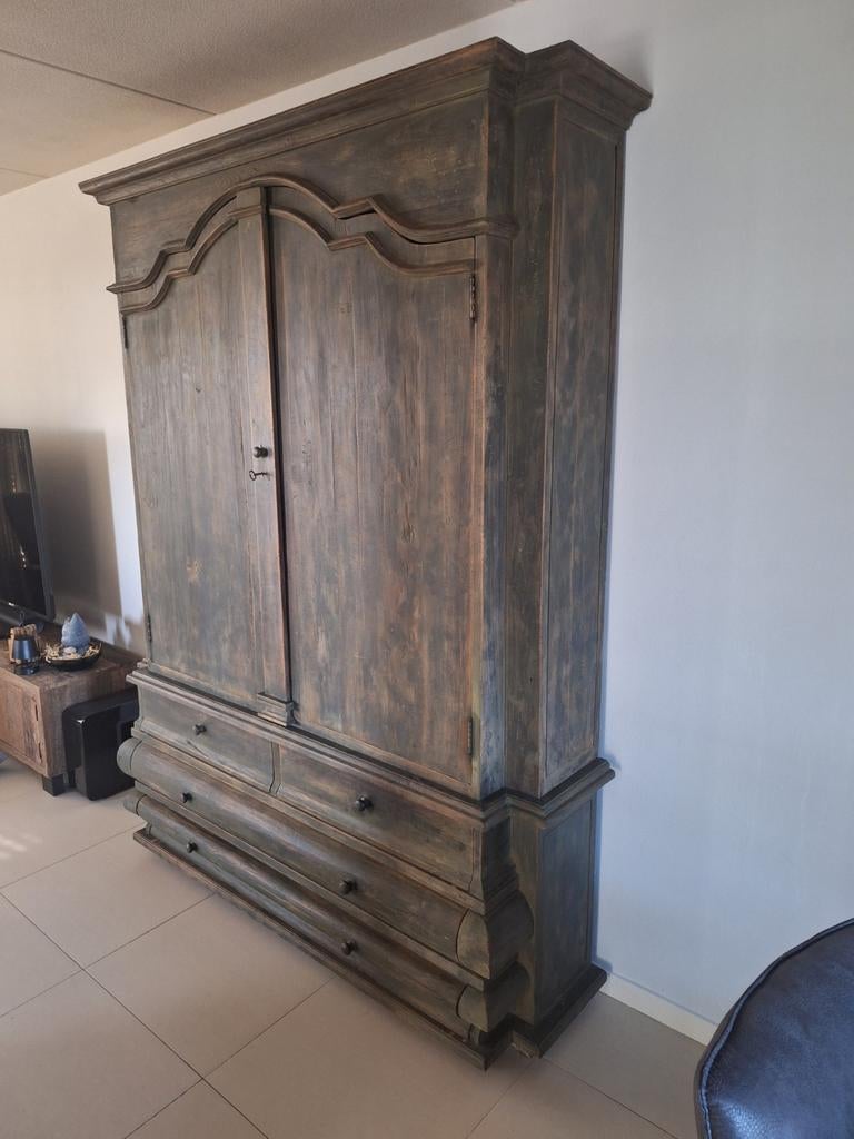 Prachtige Aura Peeperkorn kast., Huis en Inrichting, Kasten | Buffetkasten, Ophalen, 50 tot 75 cm, 150 tot 200 cm, 200 cm of meer