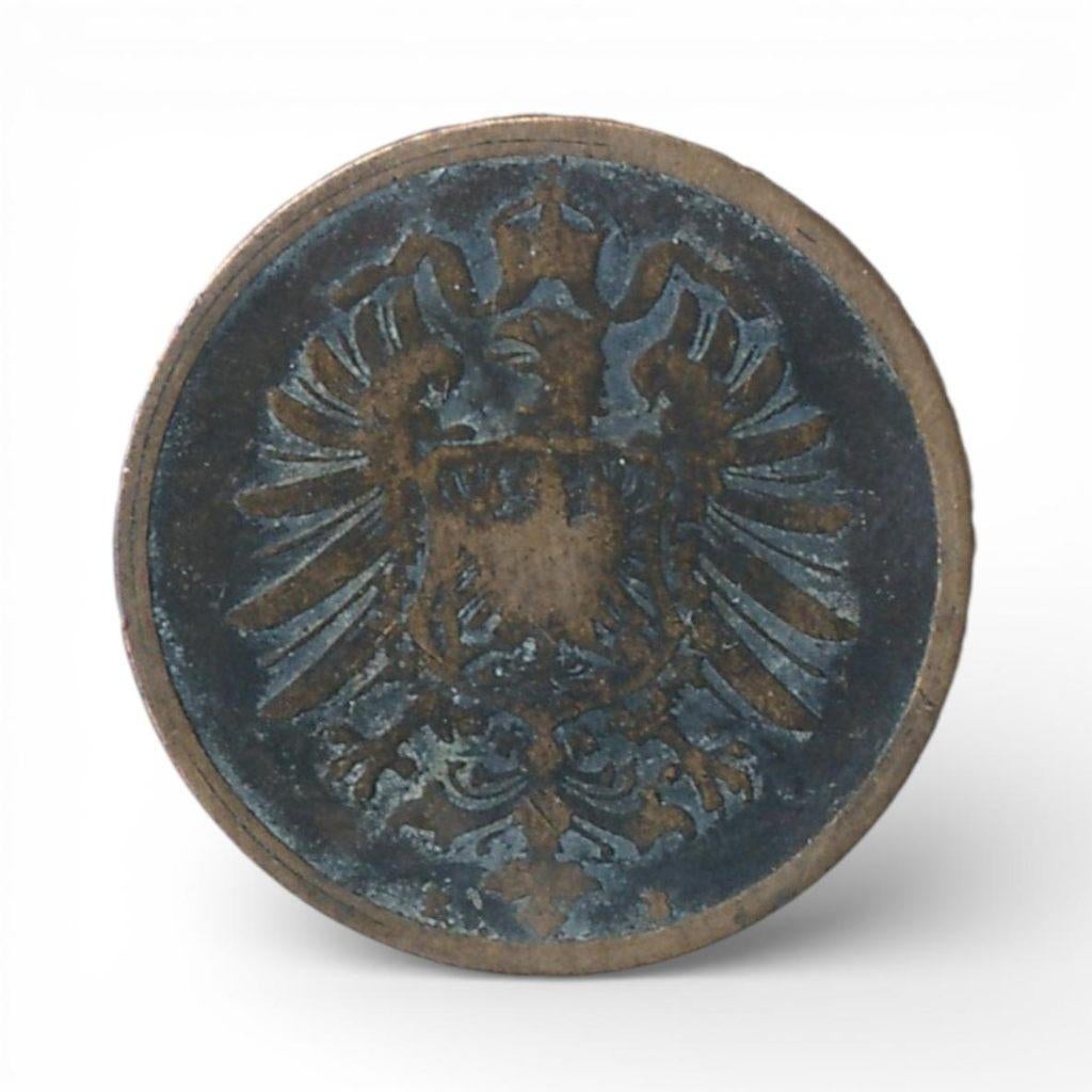 Duitse Rijk 2 Pfennig 1874-B, Ophalen of Verzenden, Duitsland, Losse munt