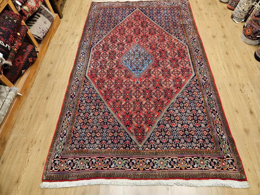 Vintage handgeknoopt perzisch tapijt bidjar 290x167, Huis en Inrichting, Stoffering | Tapijten en Kleden, Gebruikt, 150 tot 200 cm