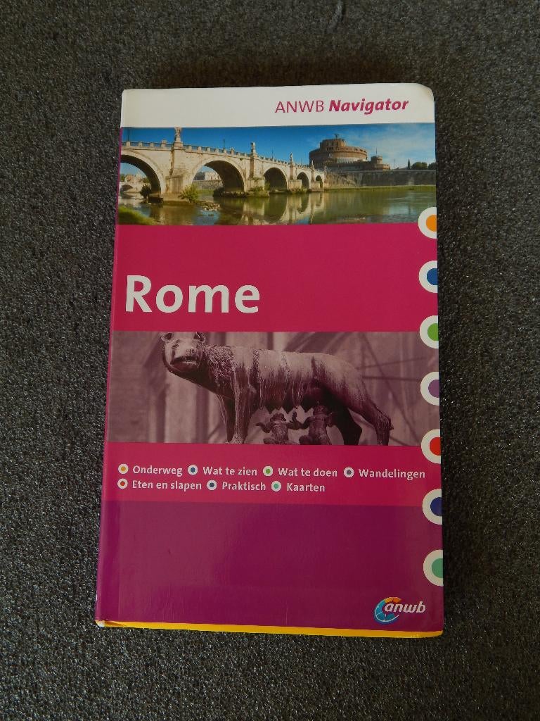ANWB Navigator reisgids Rome, Gelezen, Europa, Ophalen of Verzenden, Reisgids of -boek