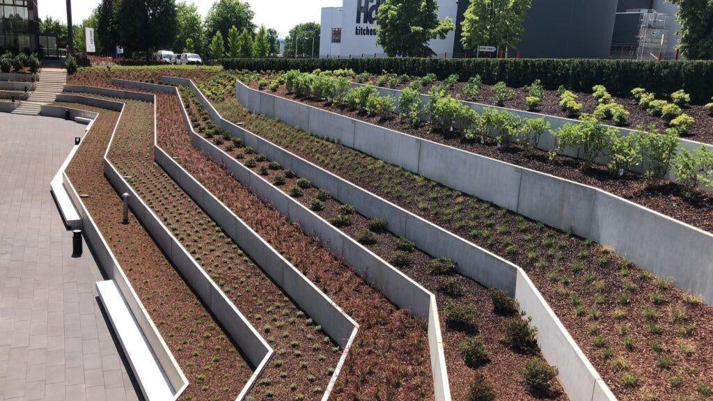 Keerwanden 200x200x100 ideaal voor mais/ grasopslag/ tuin, Ophalen of Verzenden, Beton, Overige typen