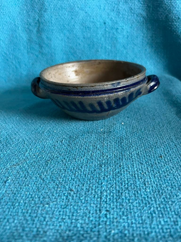 Antieke lage keulse pot., Antiek en Kunst, Ophalen of Verzenden