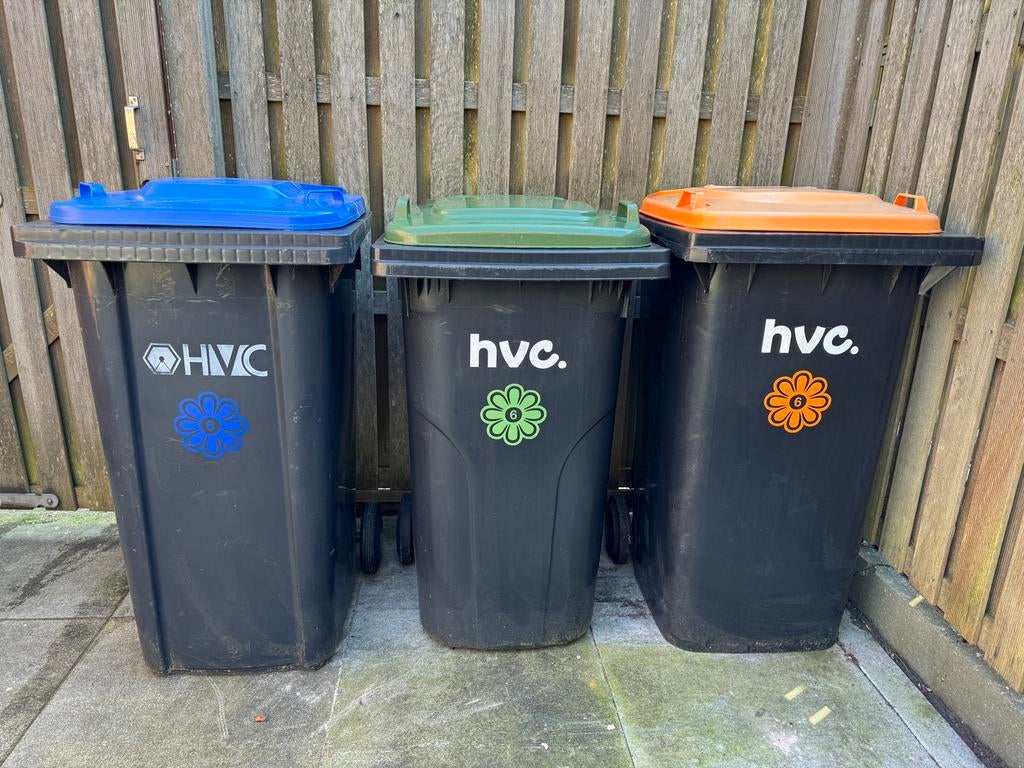 Unieke, vrolijke klikosticker bloem met huisnummer, Ophalen of Verzenden, Nieuw, Meerdere stickers