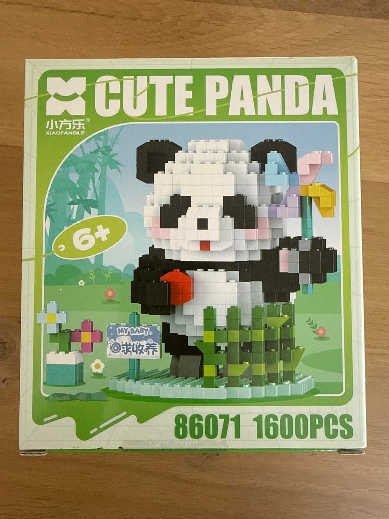 Bouwstenen set: Leuke Panda (1600 stuks), Ophalen of Verzenden, Zo goed als nieuw, Overige merken