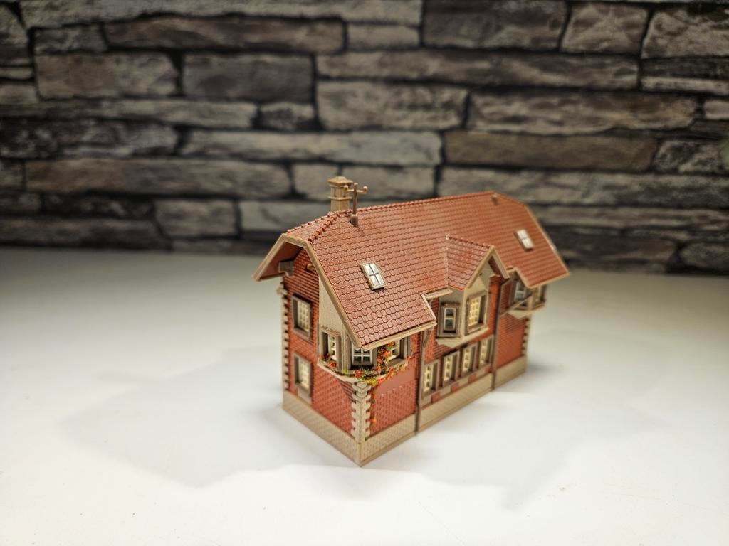 Seinhuis rangeerterreinhuis N spoor trein 1:160, Hobby en Vrije tijd, Modeltreinen | N-Spoor, Overige merken, Gebruikt, Gelijkstroom of Wisselstroom