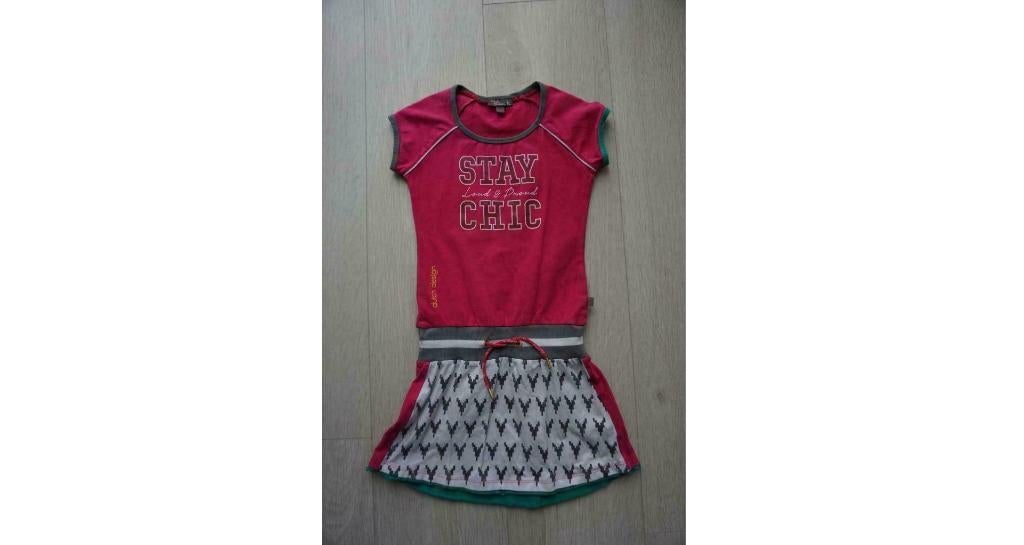 ** ZGAN Ninni Vi Jurk, Jurkje, Feestjurk, Mt. 128 - 134 **, Meisje, Ninni Vi, Ophalen of Verzenden, Zo goed als nieuw