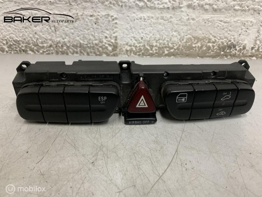Paniekverlichtingschakelaar Mercedes C-klasse W203 00-'07, Gebruikt, Mercedes-Benz, Ophalen of Verzenden, Mercedes-Benz