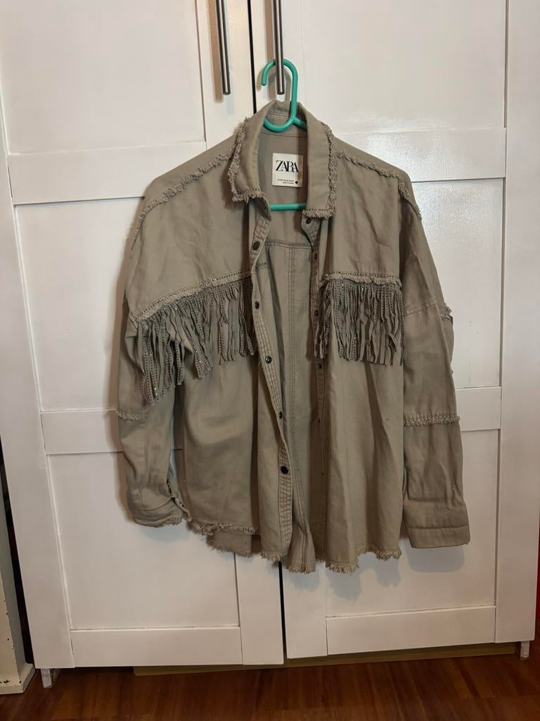 Spijker Jasje met franjes maat xs, Kleding | Dames, Ophalen of Verzenden, Zo goed als nieuw, Maat 34 (XS) of kleiner, Overige kleuren