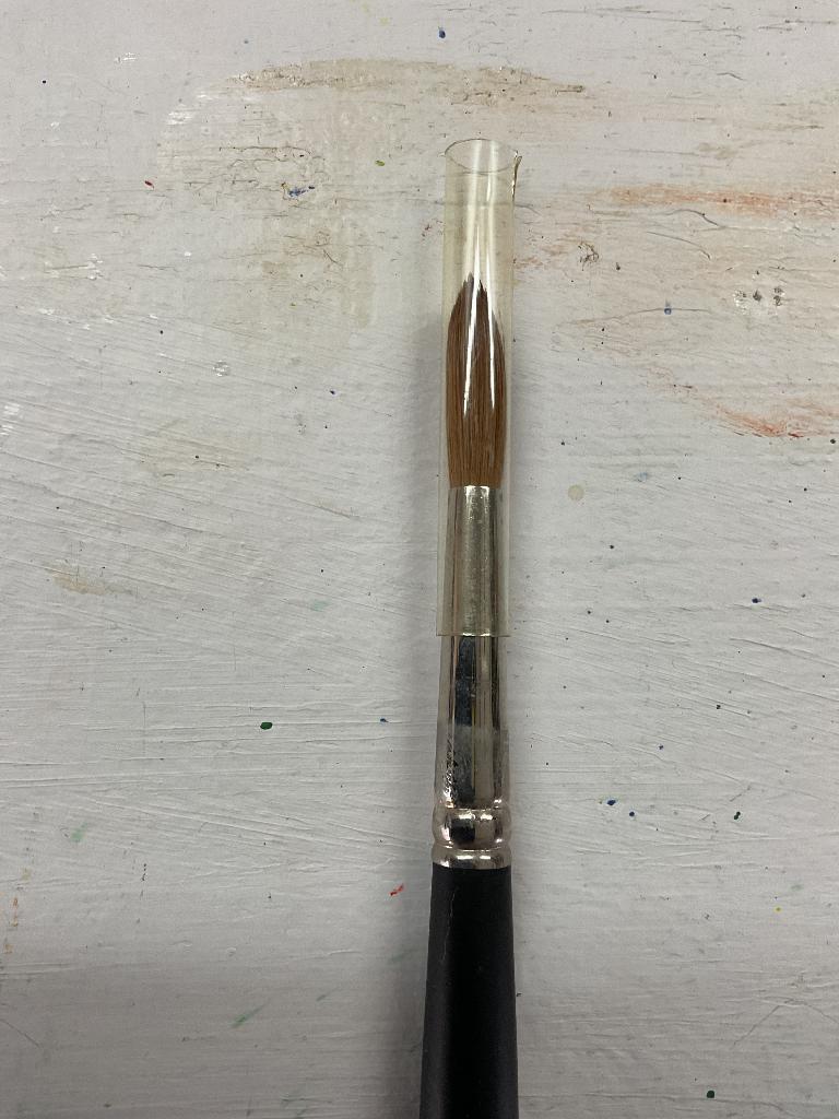 Rembrandt penseel pure red sable 12, Hobby en Vrije tijd, Verzenden, Nieuw, Penseel of Kwast