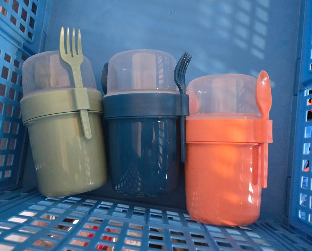 3x Joghurtbeker, Muesli, To Go. Nieuw, Ophalen of Verzenden, Nieuw, Overige typen