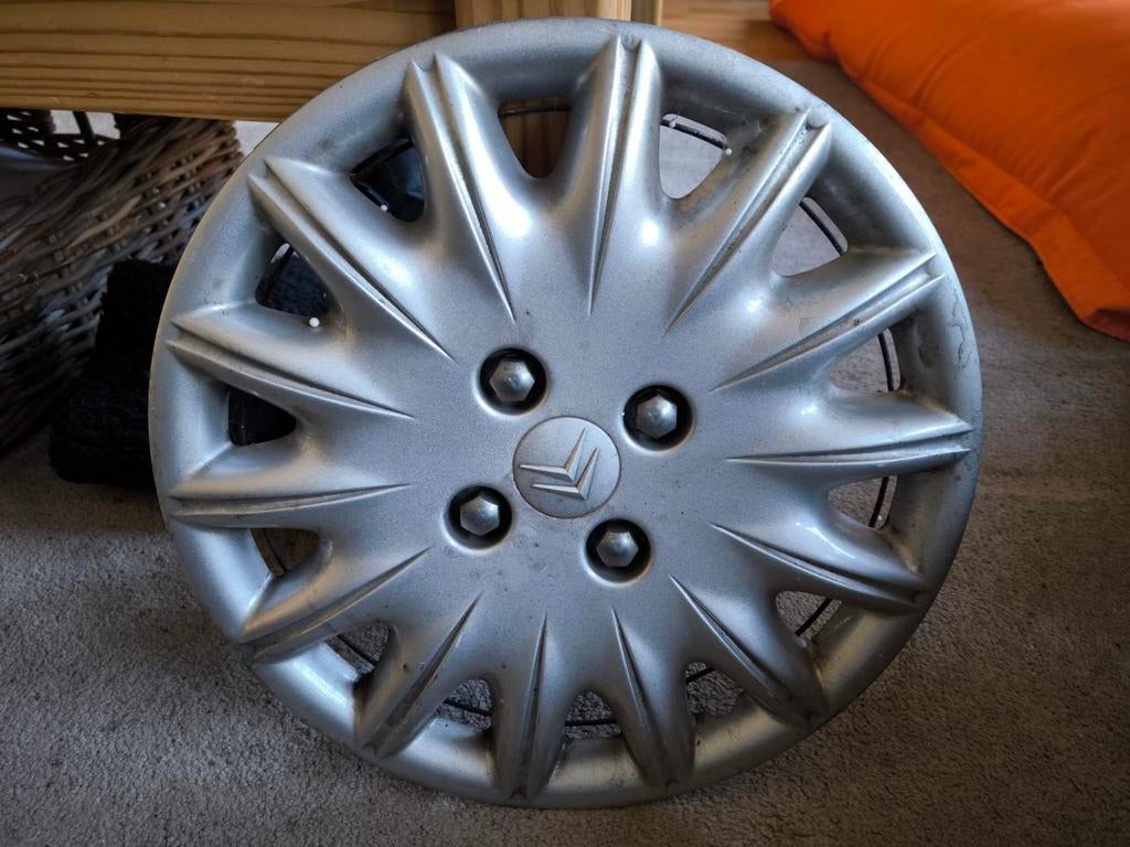3 wieldoppen 15 inch Citroën, Auto diversen, Wieldoppen, Ophalen