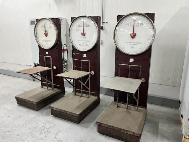 Klokweegschaal ALFRA 3x, Ophalen, Gebruikt, Analoog, 50 tot 100 kg