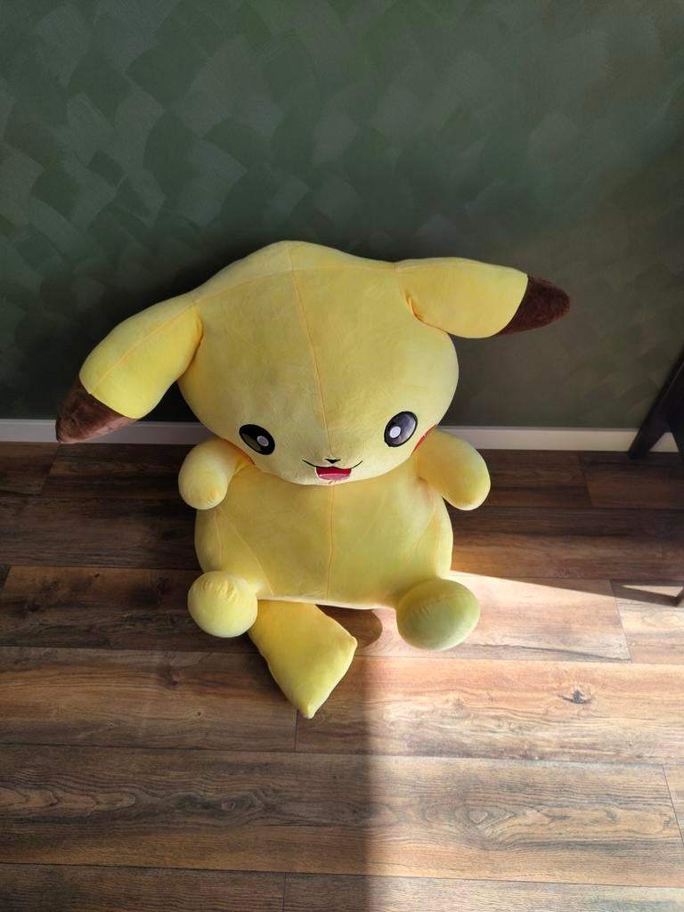 Grote 1 meter Pikachu knuffel - Zo goed als nieuw, Ophalen, Zo goed als nieuw, Overige typen