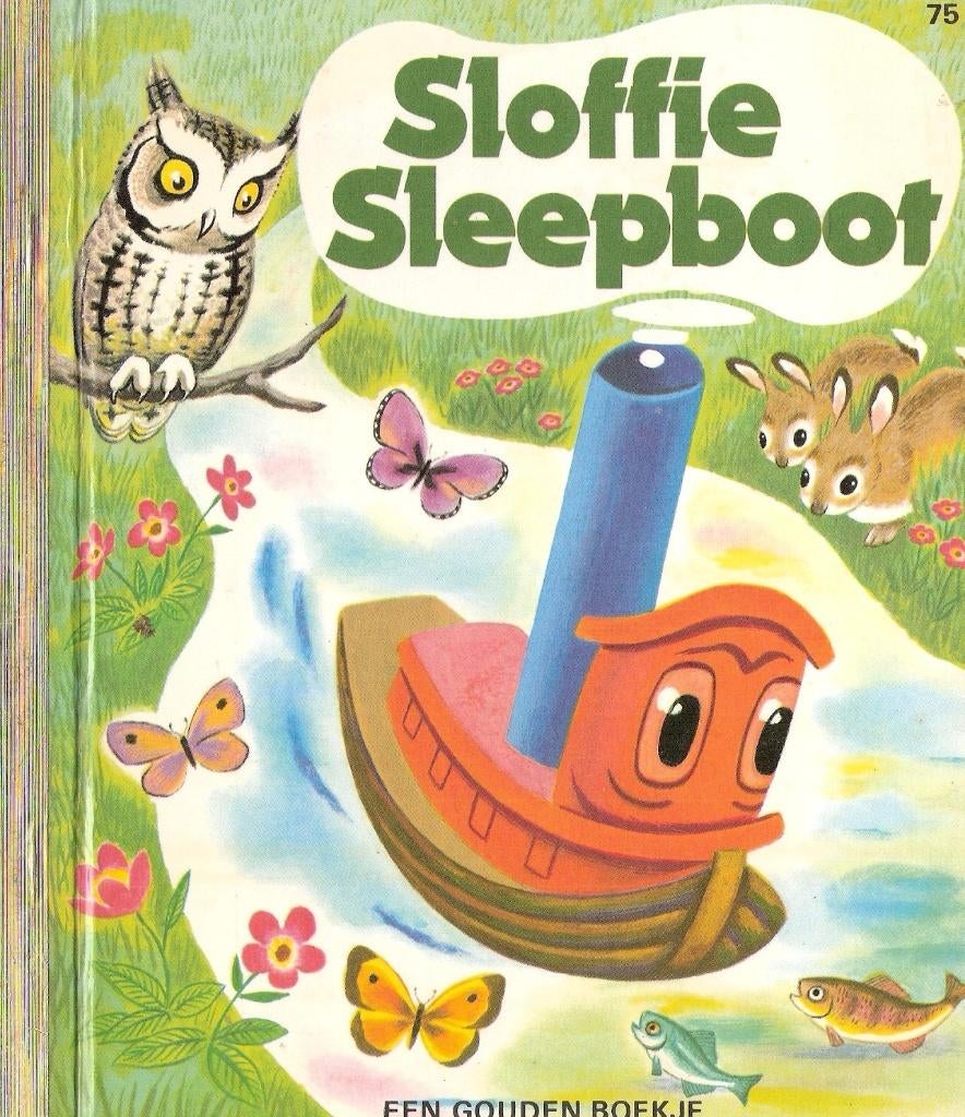 Gouden Boekje 75- Sloffie Sleepboot VERZENDEN/OPHALEN, Boeken, Ophalen, Gelezen, Fictie algemeen