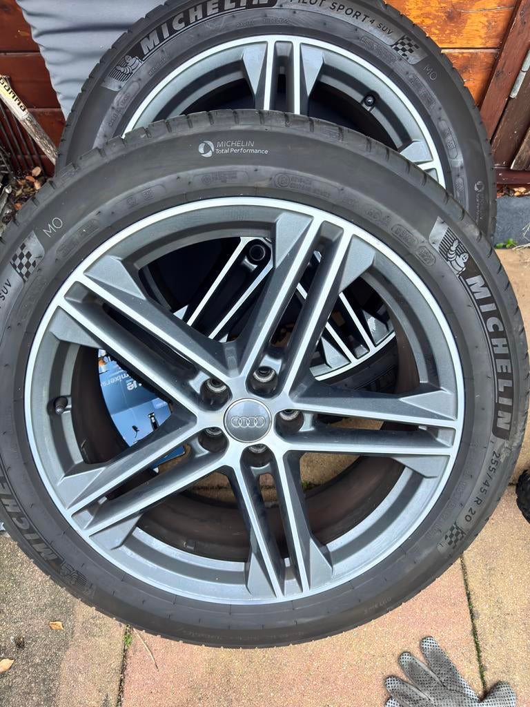 Audi SQ5 velgen met Michelin banden, Auto-onderdelen, Banden en Velgen, Gebruikt, 255 mm, Banden en Velgen, Ophalen of Verzenden
