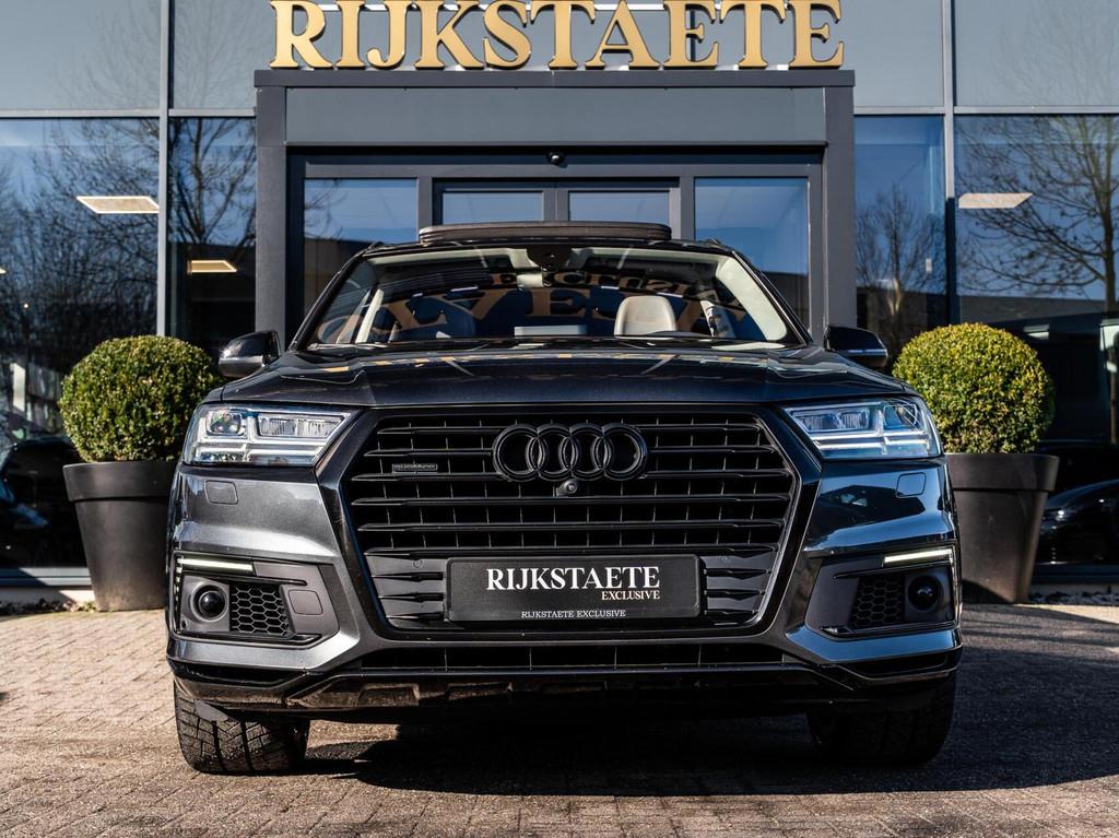 Audi Q7 3.0 TDI E-Tron Quattro|PANO|360|TREKHAAK|LUCHTV., Auto's, Automaat, Gebruikt, Euro 6, Adaptive Cruise Control